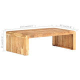 vidaXL Coffee Table 110x63x35 cm Solid Acacia Wood | SKU: 323586 | Barcode: 8720286068526
