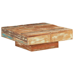 vidaXL Coffee Table 80x80x28 cm Solid Reclaimed Wood | SKU: 323594 | Barcode: 8720286068601