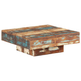 vidaXL Coffee Table 80x80x28 cm Solid Reclaimed Wood | SKU: 323594 | Barcode: 8720286068601