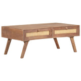 vidaXL Coffee Table 100x60x40 cm Solid Mango Wood | SKU: 323599 | Barcode: 8720286068656