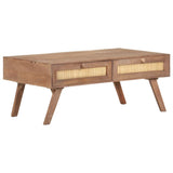 vidaXL Coffee Table 100x60x40 cm Solid Mango Wood | SKU: 323599 | Barcode: 8720286068656