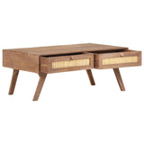 vidaXL Coffee Table 100x60x40 cm Solid Mango Wood | SKU: 323599 | Barcode: 8720286068656