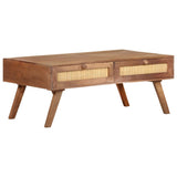 vidaXL Coffee Table 100x60x40 cm Solid Mango Wood | SKU: 323599 | Barcode: 8720286068656