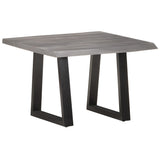 vidaXL Coffee Table With Live Edges 60x60x40 cm Solid Acacia Wood | SKU: 321045 | Barcode: 8720286068687