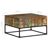 vidaXL Coffee Table 68x68x41 cm Solid Reclaimed Wood | SKU: 320819 | Barcode: 8720286070796