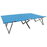 vidaXL Two Person Folding Sun Lounger Blue Steel | SKU: 310352 | Barcode: 8720286073025