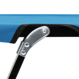vidaXL Two Person Folding Sun Lounger Blue Steel | SKU: 310352 | Barcode: 8720286073025