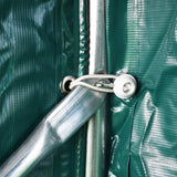 vidaXL Garage Tent PVC 2.4x2.4 m Green | SKU: 3056431 | Barcode: 8720286083505