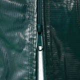 vidaXL Garage Tent PVC 2.4x2.4 m Green | SKU: 3056431 | Barcode: 8720286083505