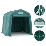 vidaXL Garage Tent PVC 2.4x2.4 m Green | SKU: 3056431 | Barcode: 8720286083505