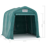 vidaXL Garage Tent PVC 2.4x2.4 m Green | SKU: 3056431 | Barcode: 8720286083505