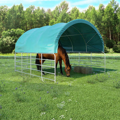 vidaXL Livestock Tent PVC 3.7x3.7 m Green | SKU: 3056433 | Barcode: 8720286083529