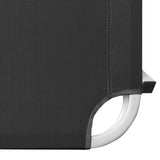 vidaXL Sun Lounger Aluminium And Textilene Black | SKU: 310525 | Barcode: 8720286086780