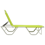 vidaXL Sun Lounger Aluminium And Textilene Green | SKU: 310528 | Barcode: 8720286086810