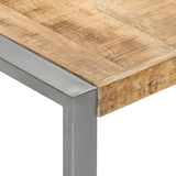vidaXL Coffee Table 140x140x40 cm Rough Mango Wood N2 | SKU: 321579 | Barcode: 8720286104712