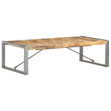 vidaXL Coffee Table 140x70x40 cm Rough Mango Wood | SKU: 321587 | Barcode: 8720286104798