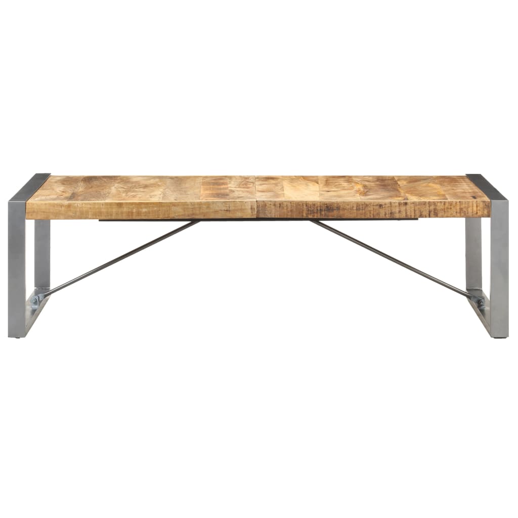 vidaXL Coffee Table 140x70x40 cm Rough Mango Wood | SKU: 321587 | Barcode: 8720286104798