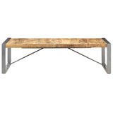 vidaXL Coffee Table 140x70x40 cm Rough Mango Wood | SKU: 321587 | Barcode: 8720286104798