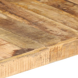 vidaXL Coffee Table 140x70x40 cm Rough Mango Wood | SKU: 321587 | Barcode: 8720286104798