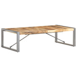 vidaXL Coffee Table 140x70x40 cm Rough Mango Wood | SKU: 321587 | Barcode: 8720286104798