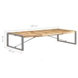 vidaXL Coffee Table 180x90x40 cm Rough Mango Wood N2 | SKU: 321591 | Barcode: 8720286104835