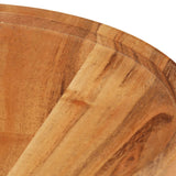 vidaXL 2 Piece Coffee Table Set Solid Acacia Wood and Steel | SKU: 321706 | Barcode: 8720286105986