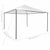 vidaXL Gazebo 4x4x3 m White 180 g/m² | SKU: 312239 | Barcode: 8720286106594