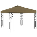 vidaXL Gazebo 3x3 m Taupe 180 g/m² | SKU: 312243 | Barcode: 8720286106631