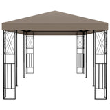 vidaXL Gazebo 6x3 m Taupe Fabric | SKU: 312271 | Barcode: 8720286106907