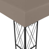 vidaXL Gazebo 6x3 m Taupe Fabric | SKU: 312271 | Barcode: 8720286106907