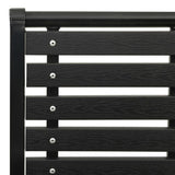 vidaXL Garden Chairs 2 pcs Steel and WPC Black | SKU: 312034 | Barcode: 8720286106983