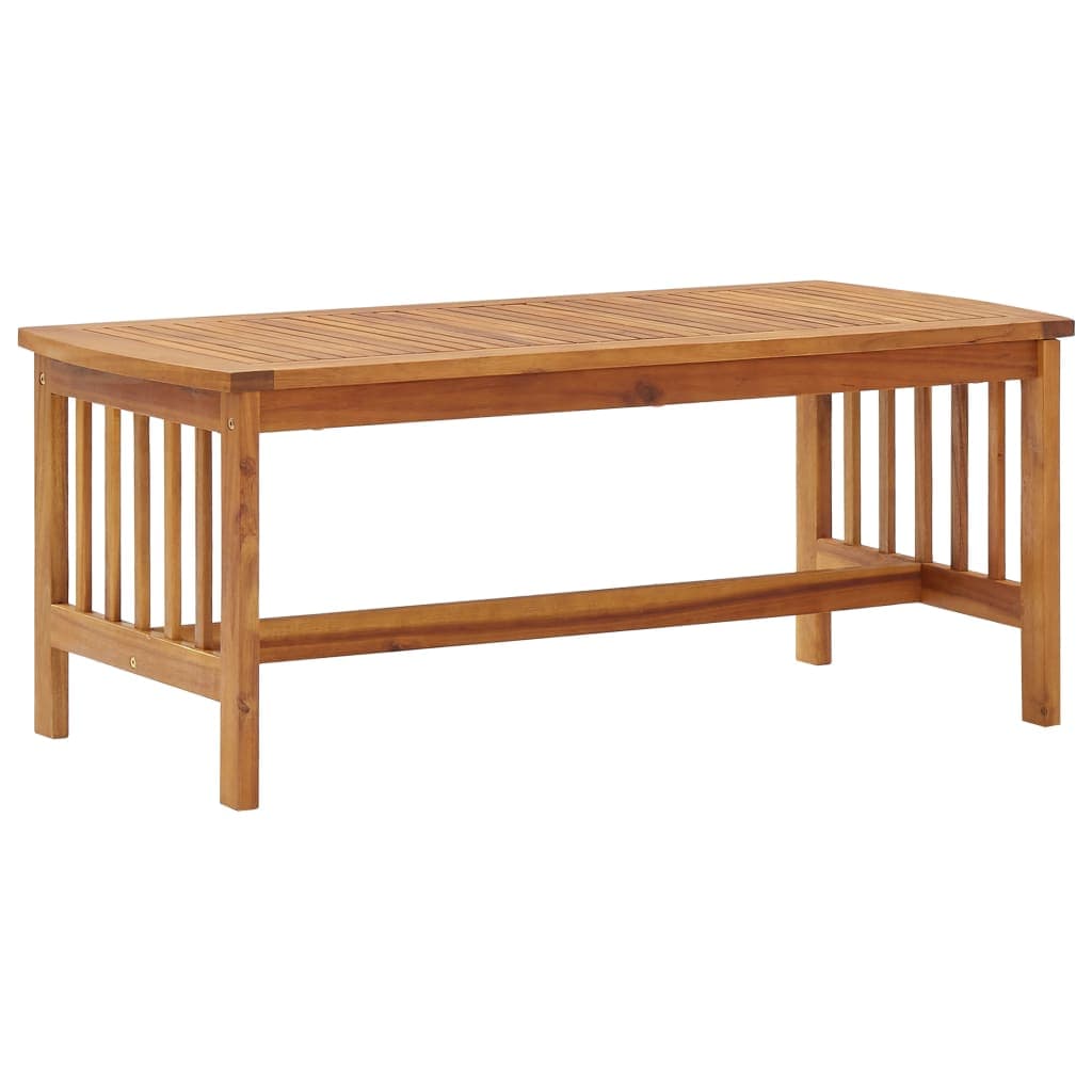 vidaXL Coffee Table 102x50x43 cm Solid Acacia Wood | SKU: 310255 | Barcode: 8720286107485