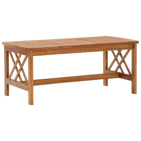 vidaXL Coffee Table 102x50x43 cm Solid Acacia Wood | SKU: 310265 | Barcode: 8720286107584