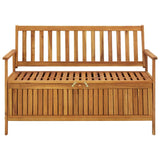 vidaXL Garden Storage Bench 120 cm Solid Acacia Wood | SKU: 310279 | Barcode: 8720286107720