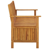 vidaXL Garden Storage Bench 120 cm Solid Acacia Wood | SKU: 310279 | Barcode: 8720286107720