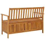 vidaXL Garden Storage Bench 120 cm Solid Acacia Wood | SKU: 310279 | Barcode: 8720286107720
