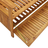 vidaXL Garden Storage Bench 120 cm Solid Acacia Wood | SKU: 310279 | Barcode: 8720286107720
