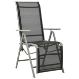 vidaXL Reclining Garden Chair Textilene And Aluminium Silver | SKU: 312196 | Barcode: 8720286108437