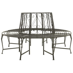 vidaXL Garden Tree Bench 160 cm Steel | SKU: 313033 | Barcode: 8720286109526