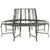 vidaXL Garden Tree Bench 160 cm Steel | SKU: 313033 | Barcode: 8720286109526