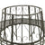 vidaXL Garden Tree Bench 160 cm Steel | SKU: 313033 | Barcode: 8720286109526