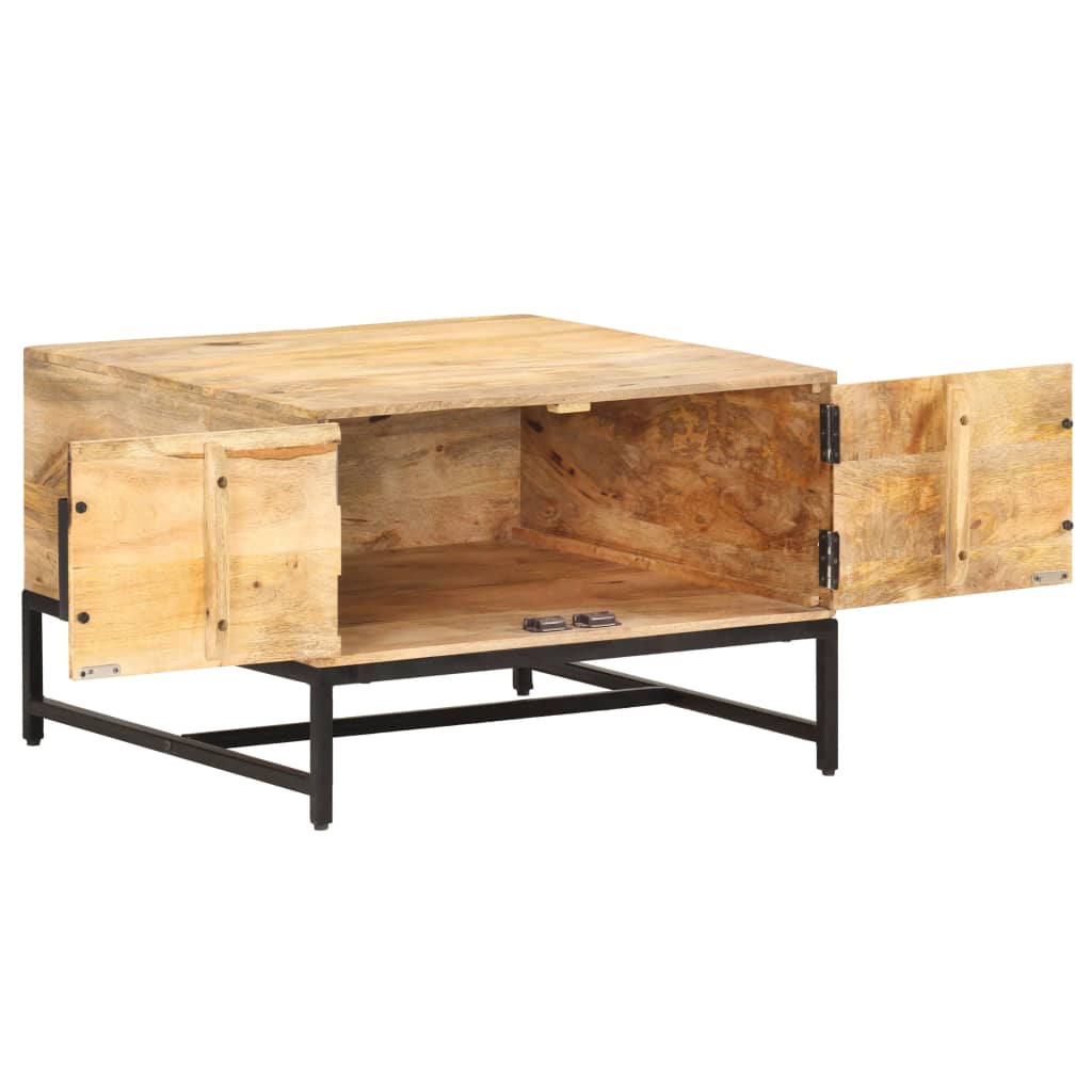 vidaXL Coffee Table 67x67x45 cm Solid Mango Wood | SKU: 320375 | Barcode: 8720286110737