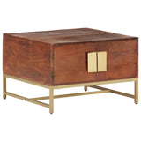 vidaXL Coffee Table Honey Brown 67x67x45 cm Solid Acacia Wood | SKU: 320376 | Barcode: 8720286110744