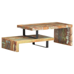vidaXL 2 Piece Coffee Table Set Solid Reclaimed Wood | SKU: 320393 | Barcode: 8720286110911