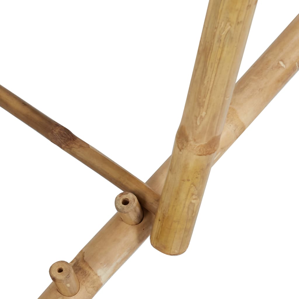 vidaXL Deck Chair Bamboo and Canvas Green | SKU: 313021 | Barcode: 8720286135303