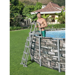 Bestway Flowclear 4-Step Safety Pool Ladder 132 cm | SKU: 92814 | Barcode: 8720286135518