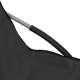 vidaXL Folding Beach Chairs 2 pcs Black Fabric | SKU: 312489 | Barcode: 8720286137000