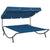 vidaXL Outdoor Lounge Bed With Canopy Blue | SKU: 313527 | Barcode: 8720286137543