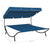 vidaXL Outdoor Lounge Bed With Canopy Blue | SKU: 313527 | Barcode: 8720286137543