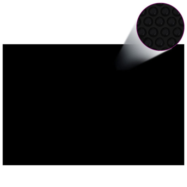 vidaXL Rectangular Pool Cover 600x400 cm PE Black | SKU: 92964 | Barcode: 8720286139936